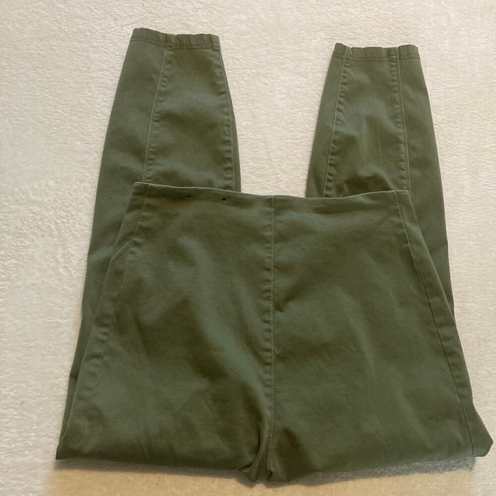 Liverpool Women's 12 Dusty Olive High Waisted Tro… - image 4